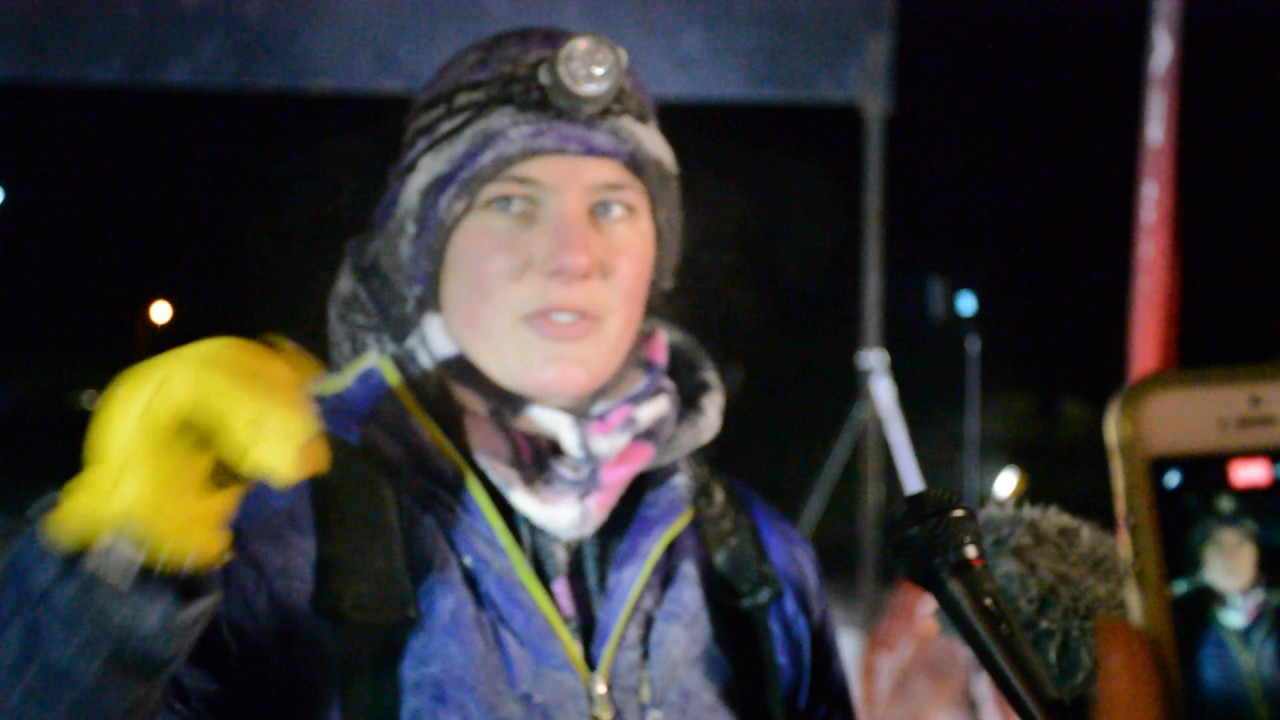 Ryne Olson 2017 Copper basin 300 Winner KCAM Interview in the Winners Circle.