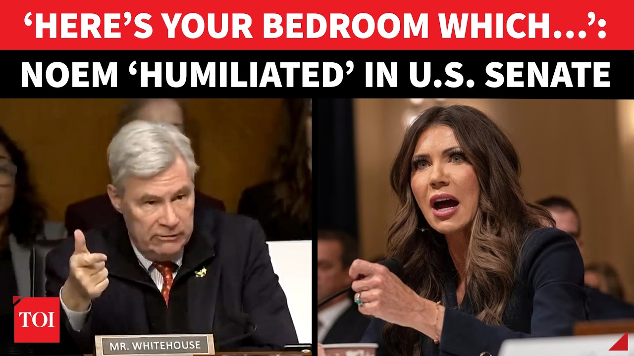 Kristi Noem ‘HUMILIATED’ In Senate; ‘Wowww, Your Bedroom Inside…’: High Drama During Hearing | US