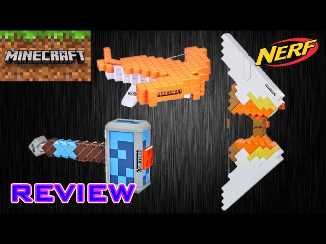 REVIEW] Nerf Minecraft Blasters  Sabrewing, Pillager's Crossbow