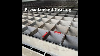OEM customized press locked steel grating
