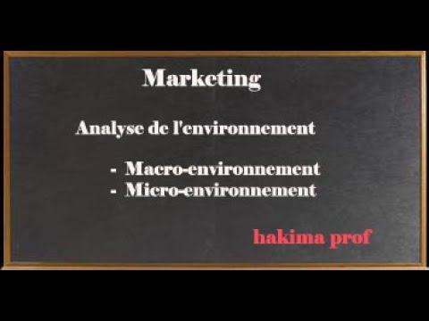 Vidéo: Analyse De L'environnement Externe En Marketing, Et à Quoi ça Sert