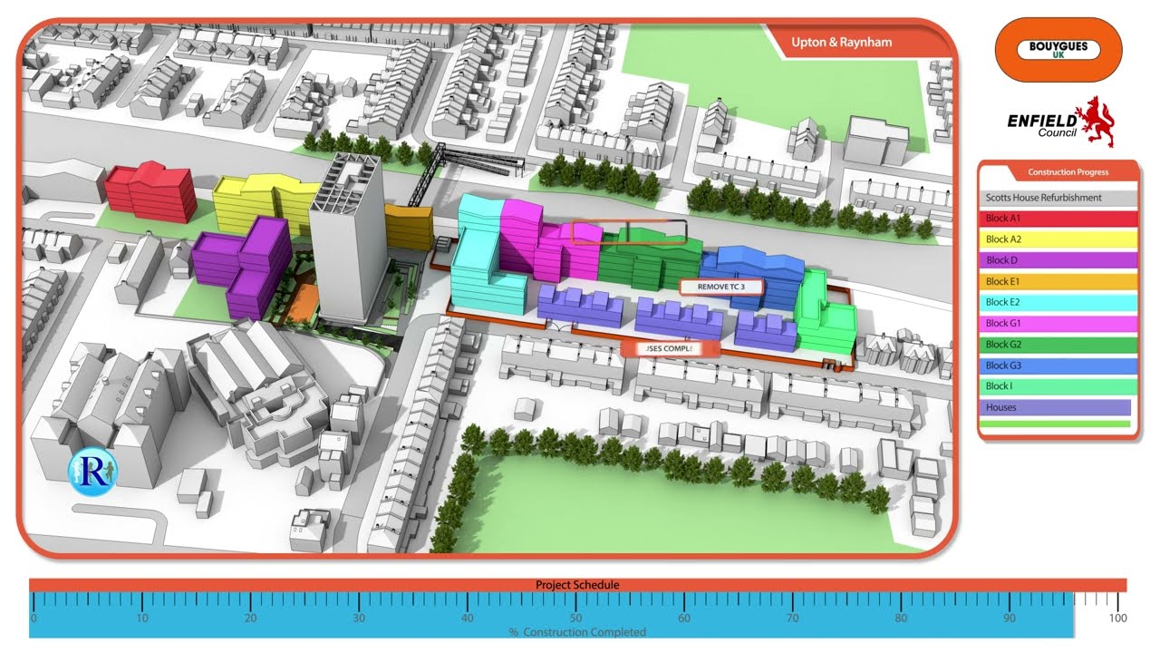 4D Video: Upton Raynham Logistic Animation