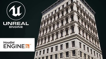 Procedural Buidling - Houdini - Unreal engine 5