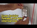 Como instalar TOMADA com dois INTERRUPTORES