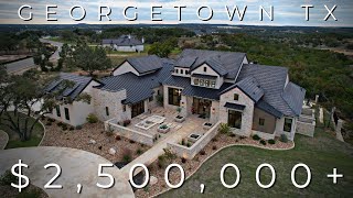 Inside $3,500,000 Luxury Custom Home by Grand Endeavor in Georgetown | Texas Custom Homes