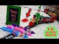 Prankster Elf Controls Our Train for 24 Hours! Elf on the Shelf Day 22!!