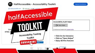 HalfAccessible: The Ultimate Accessibility Toolkit for Developers & Testers [Hindi]