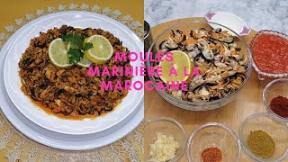 recette de moules marinière à la marocaine طبق بوزروك او بلح البحر على الطريقة المغربية روعة