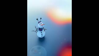 Snowman Christmas - AI Generated Video | Stable Diffusion