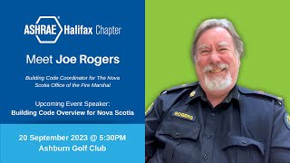Meet Joe Rogers, Building Code Coordinator for The Nova Scotia Office of the Fire Marshal