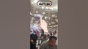 SURAH AL BALAD MOST Powerful Surah 📖 سورة البلد #egzonibrahimi #surahalbalad #surahbalad #albalad