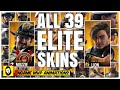 ALL 39 RAINBOW SIX SIEGE ELITE SKINS - MVP ANIMATIONS - OFFICIAL RELEASED + leaked Mozzie & Lion