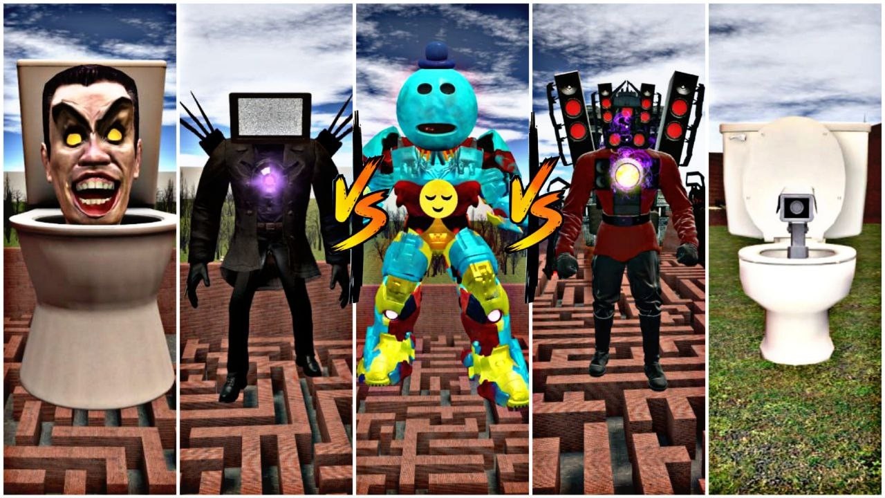 EPIC BATTLE: SKIBIDI TOILET MODS IN GARRY'S MOD 🚽🔥