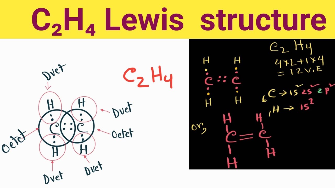 c2h4 lewis dot structure