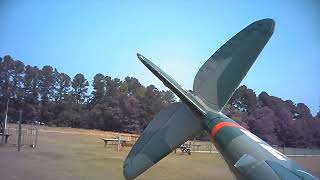 Radio Controlled P-40C Warhawk flown on 19 June 2023