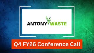 Antony Waste Handling Cell Q4 FY26 Concall: Management on Order Book, Margins and FY27