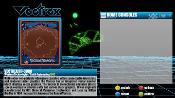 Vectrex emulator preview for XVGM