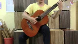 #3 -Bàn tay trái và bài luyện ngón số 1 - Bài giảng guitar Van Anh