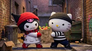 Kuromi and Melody Help Hello Kitty Learn from Her Mistake 💕📖 🌸