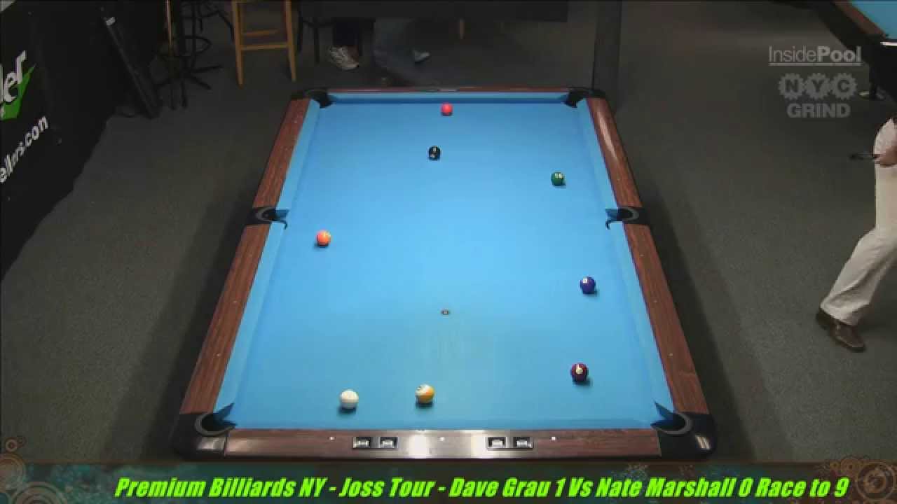 Joss Tour 2014 Premium Billiards Dave Grau VS Nate Marshall