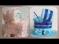 Babygeschenk/windelnkinderwagen selber machen/Как сделать каляску из памперсов