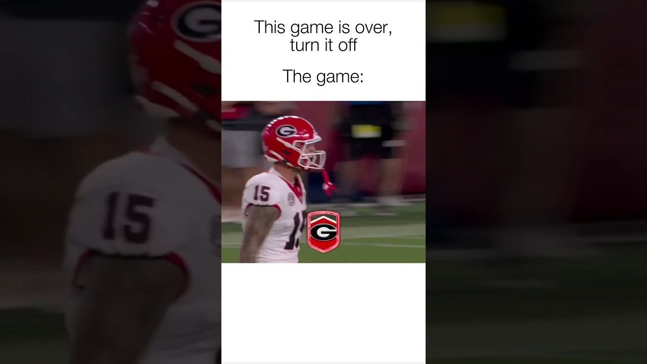 WATCH: 2 Georgia vs 4 Alabama was a classic. #collegefootball #alabama #georgia