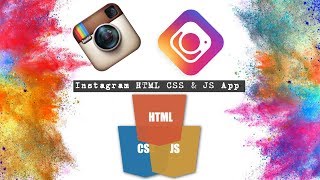 Instagram Web App Code Using HTML5 CSS3 & JS