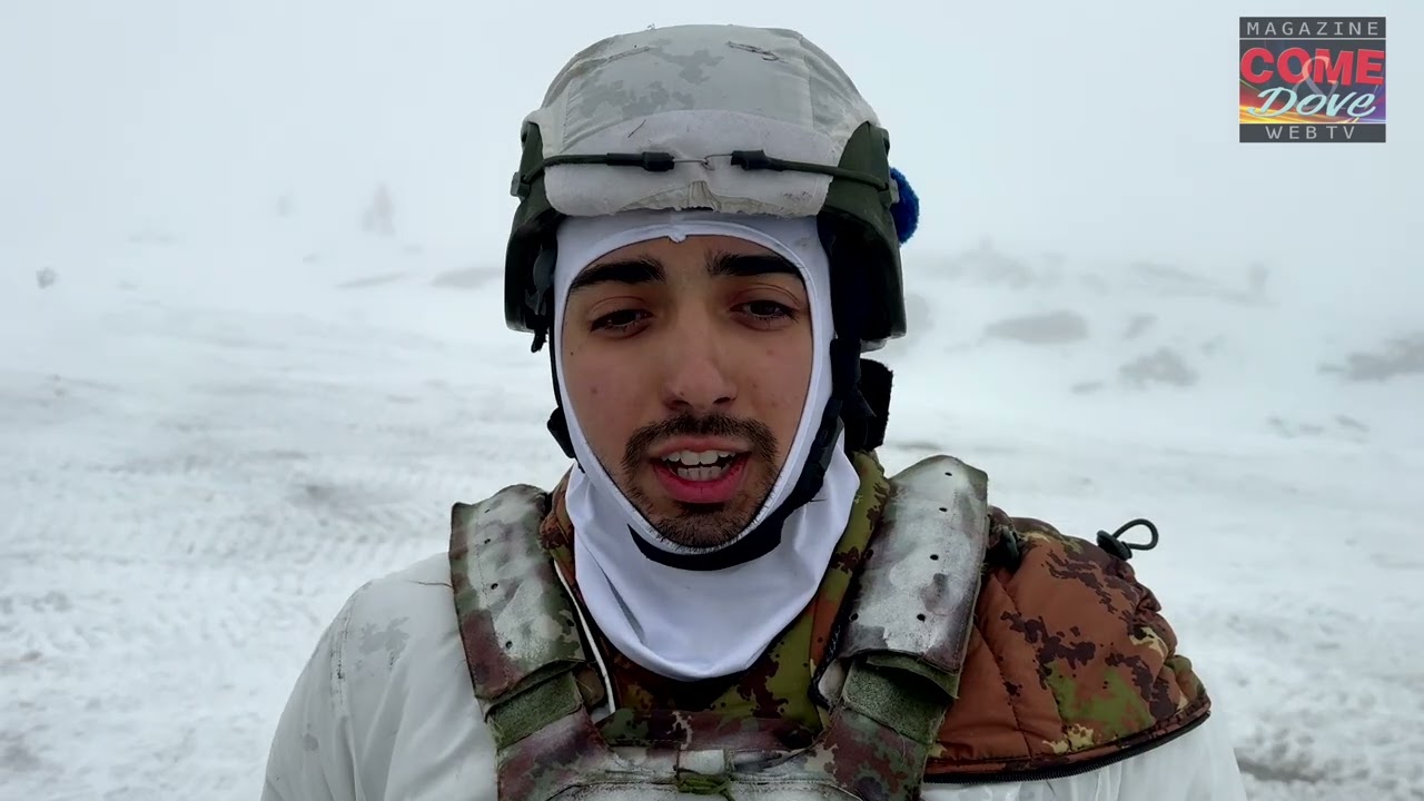 Gli alpini si addestrano ad Usseax, a Pian dell'Alpe, in un ambiente sub artico