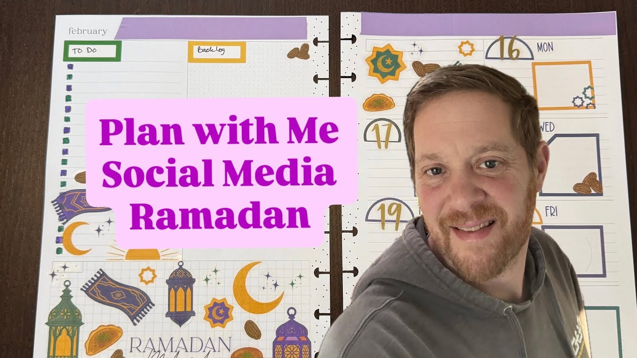 Plan with Me Social Media: Ramadan Spread