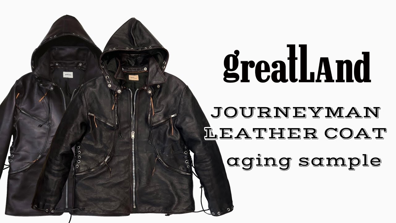 ジャケット・アウター greatLAnd ORIGINAL INPERFECT LEATHER PO greatLAnd Original Journeyman Leather Coat Aging Review - YouTube