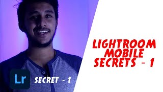Lightroom Secrets Part 1 #YouTubeShorts