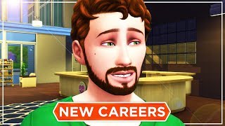 10  NEW CAREERS! (NURSING, PSYCHOLOGY, DAYCARE, & MORE!) 👔👠 — THE SIMS 4 MOD REVIEW/OVERVIEW