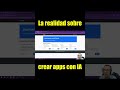 IA 🤖 La VERDAD sobre crear Apps con INTELIGENCIA Artificial