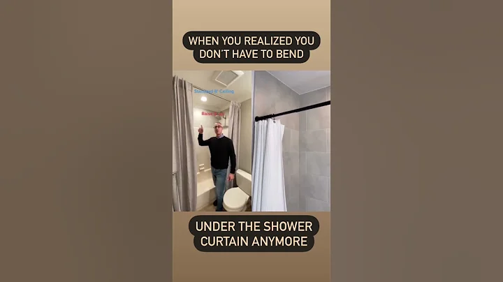 Best Shower Curtain Hack Ever. Guaranteed! #shorts #designer #fyp #viral