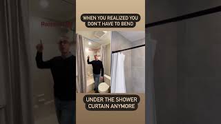 Best Shower Curtain Hack Ever. Guaranteed! #shorts #designer #fyp #viral