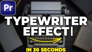 How To Make Typewriter Animation In Premiere Pro