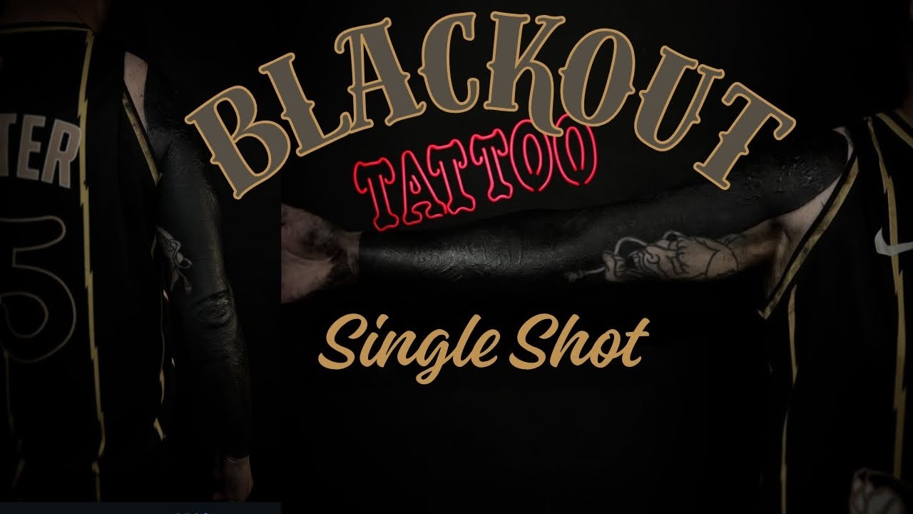 Татуировка на руке "Блэкаут"! ЗАЧЕМ???!