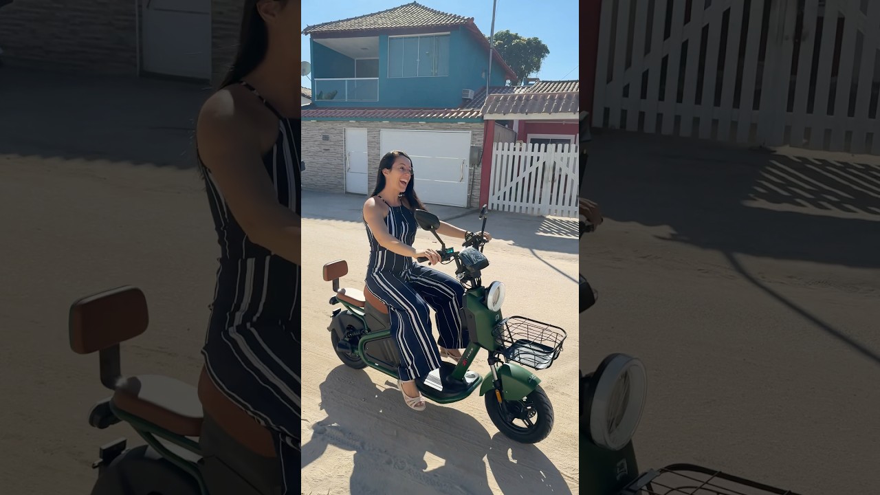 Que scooter elétrica é essa! E-Trek com bateria de lítio (21) 995507788