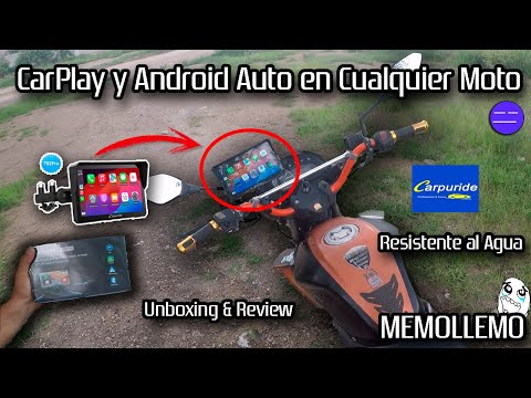 Motocicleta con CarPlay y Android Auto 😲 | Carpuride 702 Pro Review |