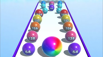 Ball Merge 2048 🟡🟢🔵 All Levels Gameplay Walkthrough Android, iOS Levels 1-9999 BIG UPDATE!!!