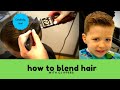 HOW TO BLEND HAIR WITH CLIPPERS - perfect fade in 4 minutes