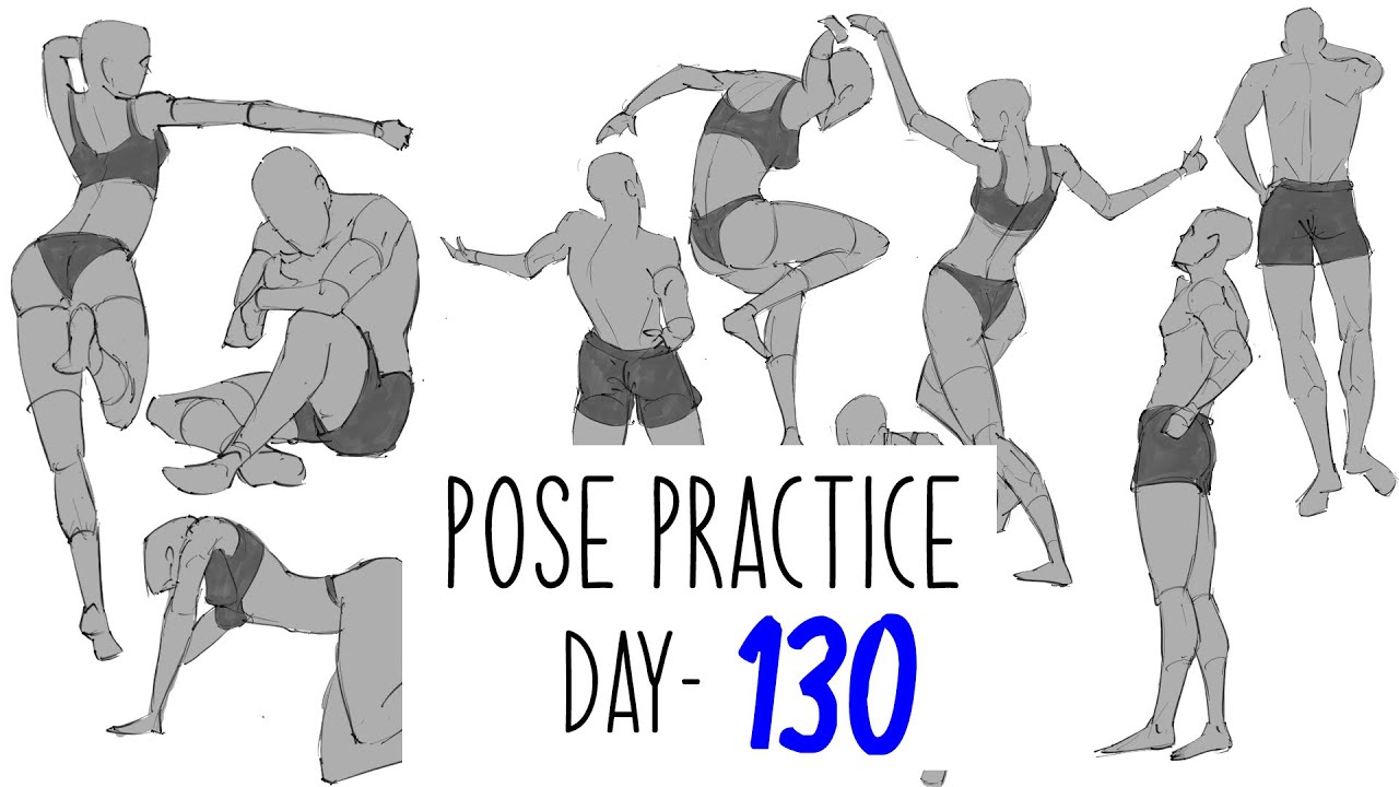 Daily Pose Practice Part 130 - YouTube