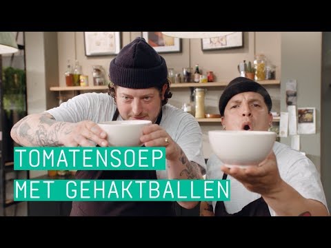 Video: Tomatensoep Met Gehaktballen En Rijst