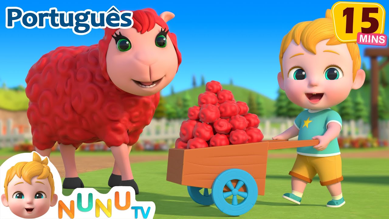 Ovelhinha Colorida Baa Baa | Compilação de Músicas Infantis | Canções infantis - NuNu Tv