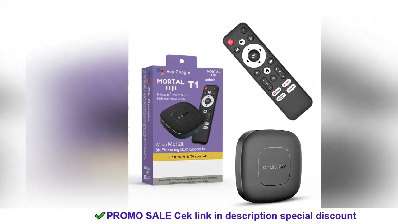 Android16 Smart Home Theater TV Box AllwinnerH313 Google Assistant Netflix Streaming Bluetooth Media