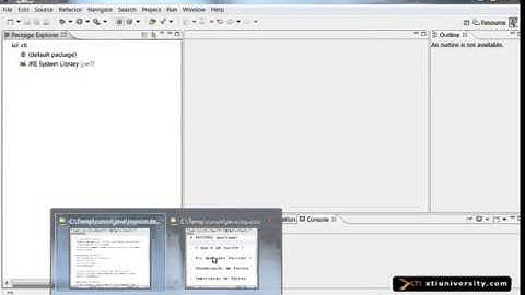 Universidade XTI   JAVA   035   Pacotes package