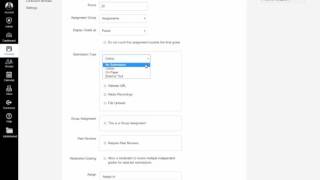 Creating an Assignment in Canvas