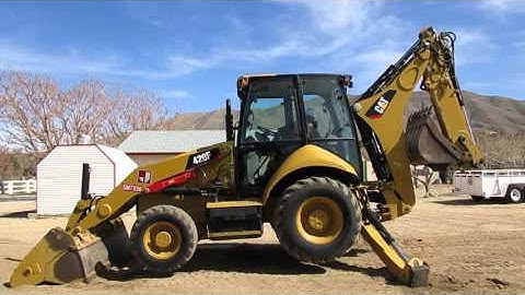 CAT Backhoe Start Up Procedures By Erick Morales