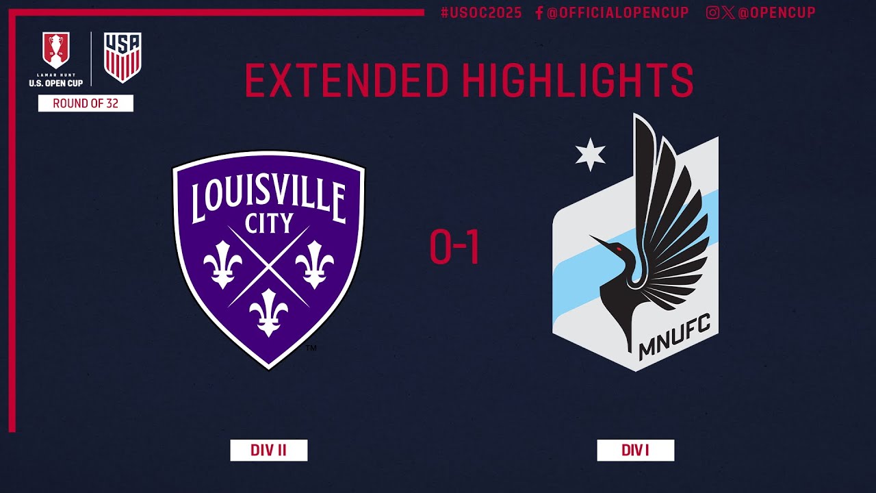 Louisville City vs Minnesota United Extended Highlights | U.S. Open Cup Round of 32 | May 7, 2025