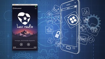 Flat radio (one station) full open source project for iOS